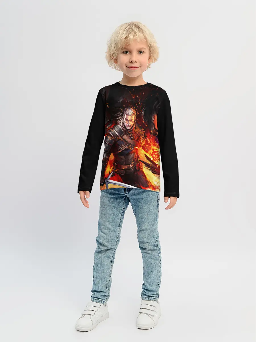 Детский лонгслив / THE WITCHER 3:WILD HUNT