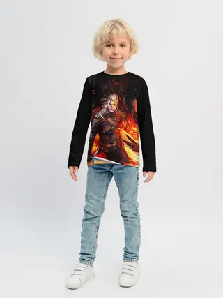 Детский лонгслив / THE WITCHER 3:WILD HUNT