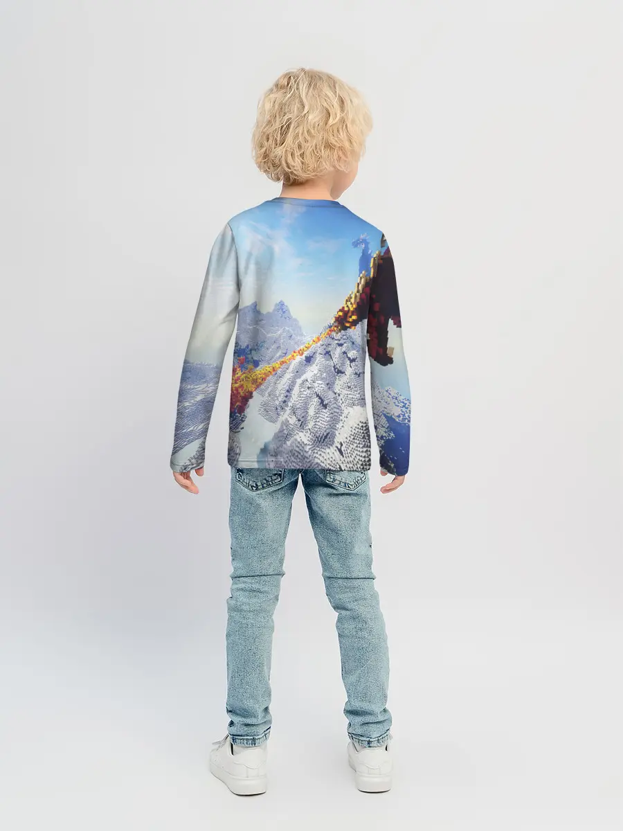 Детский лонгслив / MINECRAFT