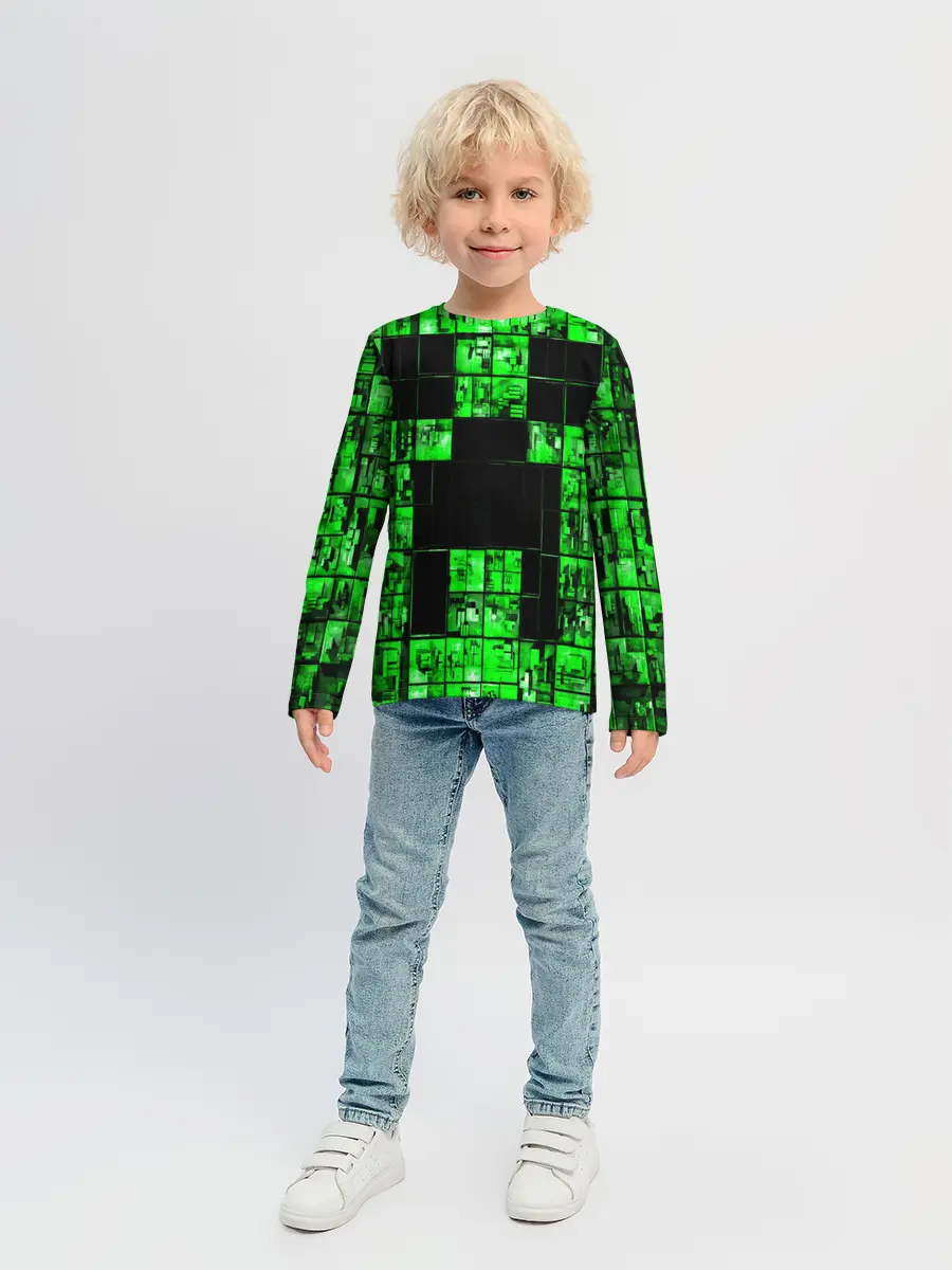 Детский лонгслив / MINECRAFT