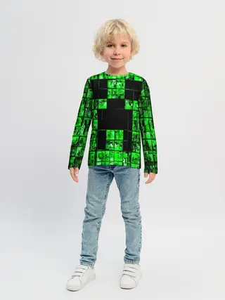 Детский лонгслив / MINECRAFT