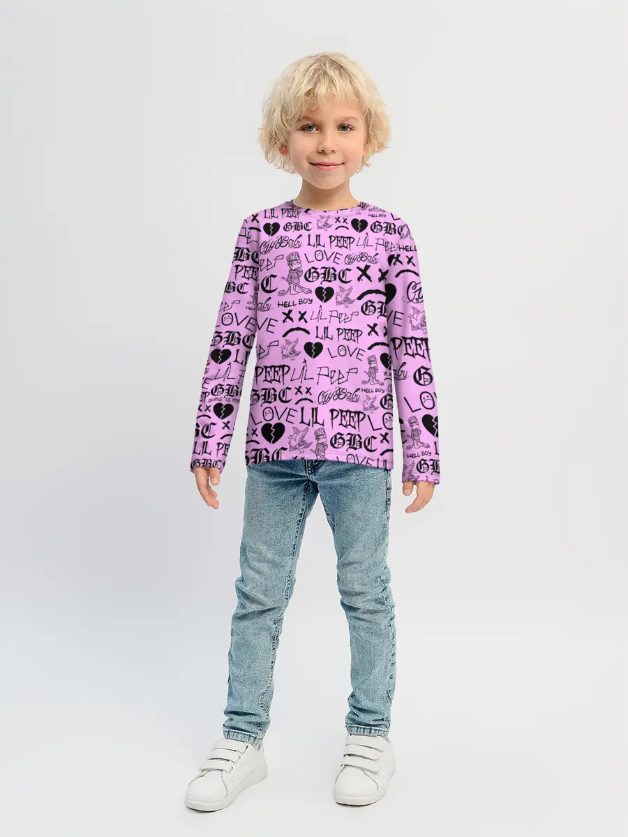 Детский лонгслив / LIL PEEP LOGOBOMBING