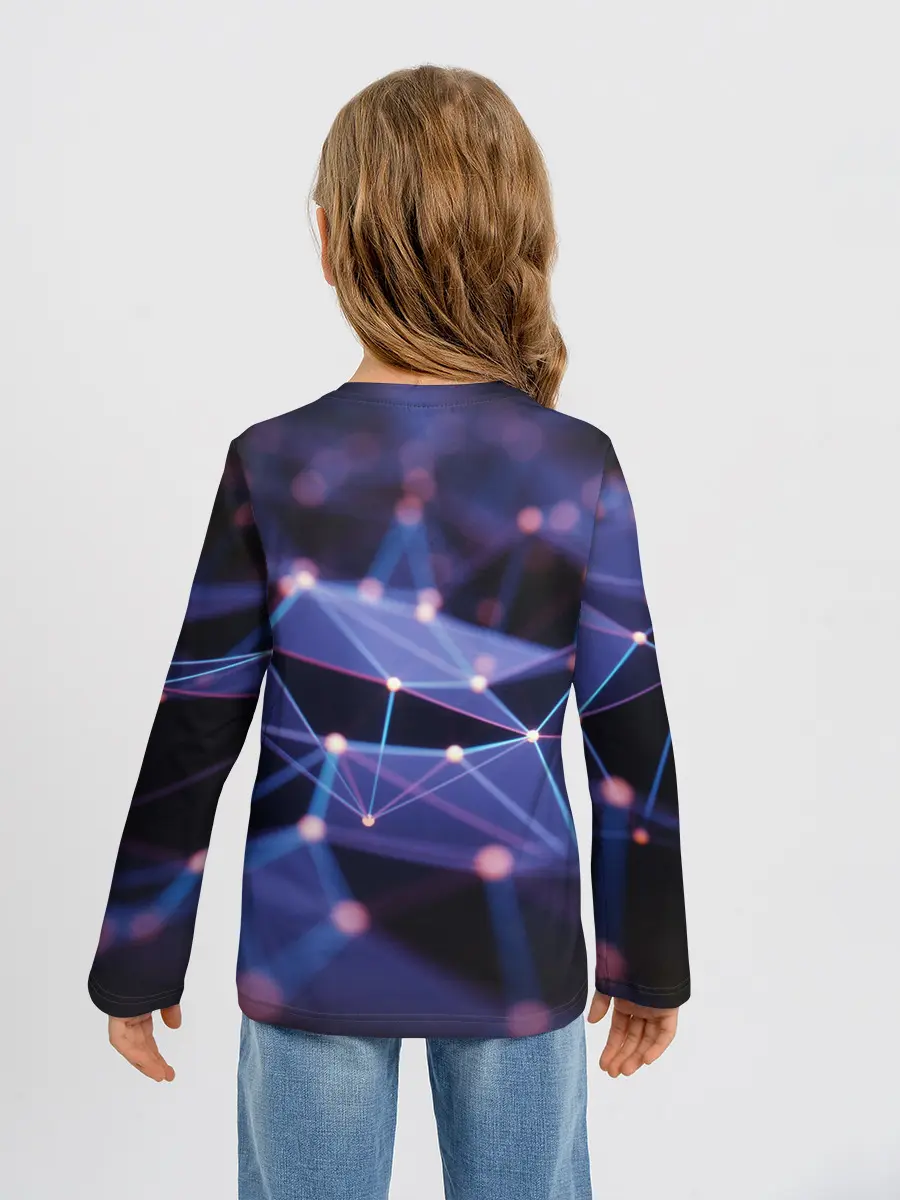 Детский лонгслив / 3D блики