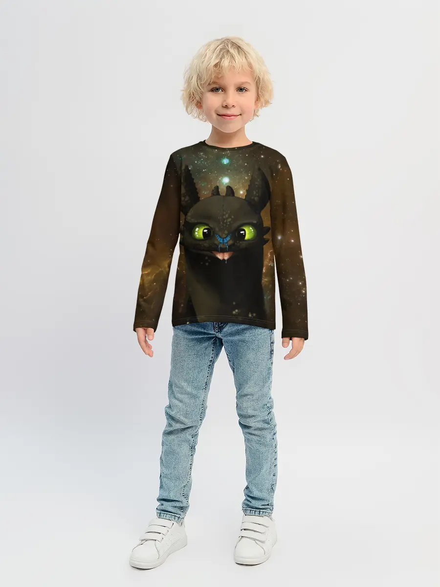 Детский лонгслив / Night Fury