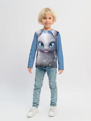 Детский лонгслив / дневная фурия