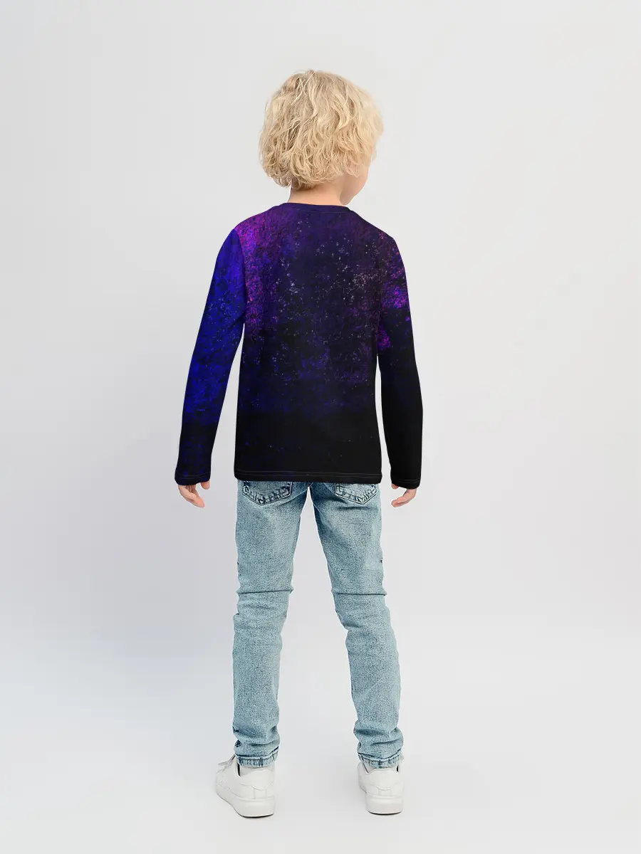 Детский лонгслив / Apex Legends. Neon logo