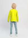 Детский лонгслив / Единорог Yellow Unicorn