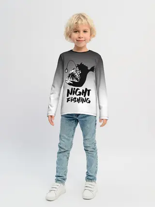 Детский лонгслив / Рыба удильщик