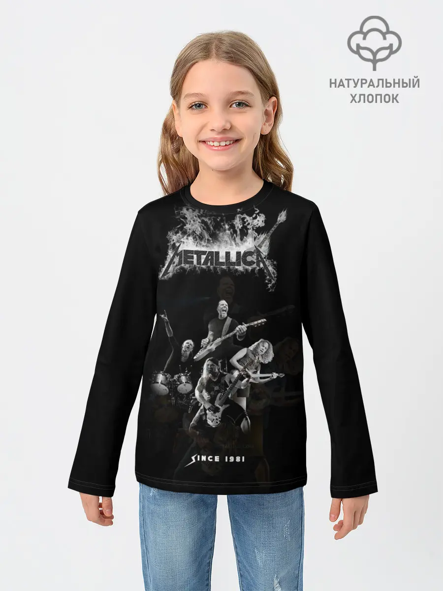 Детский лонгслив / Metallica