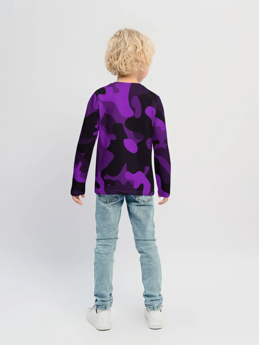 Детский лонгслив / Камуфляж