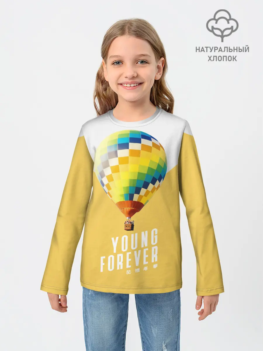 Детский лонгслив / BTS Young Forever
