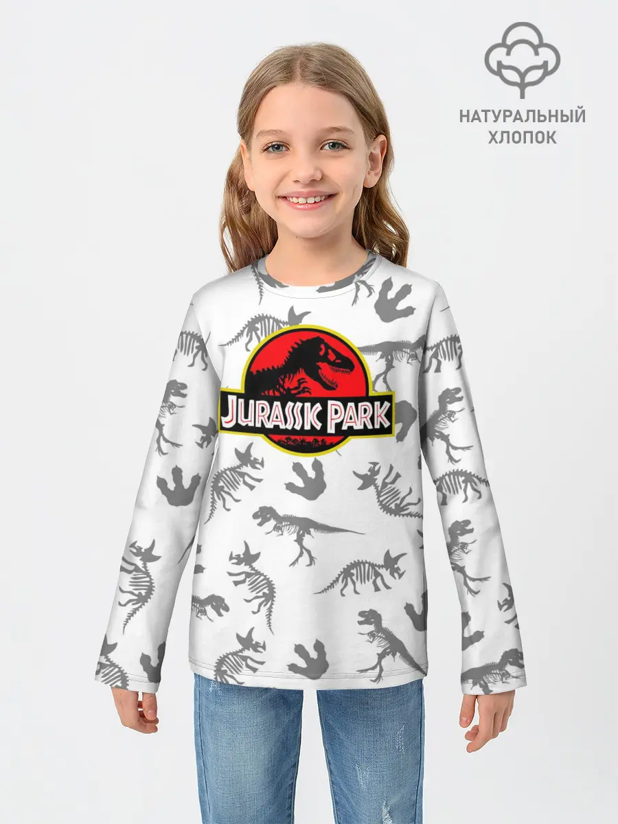 Детский лонгслив / Парк Юрского Периода