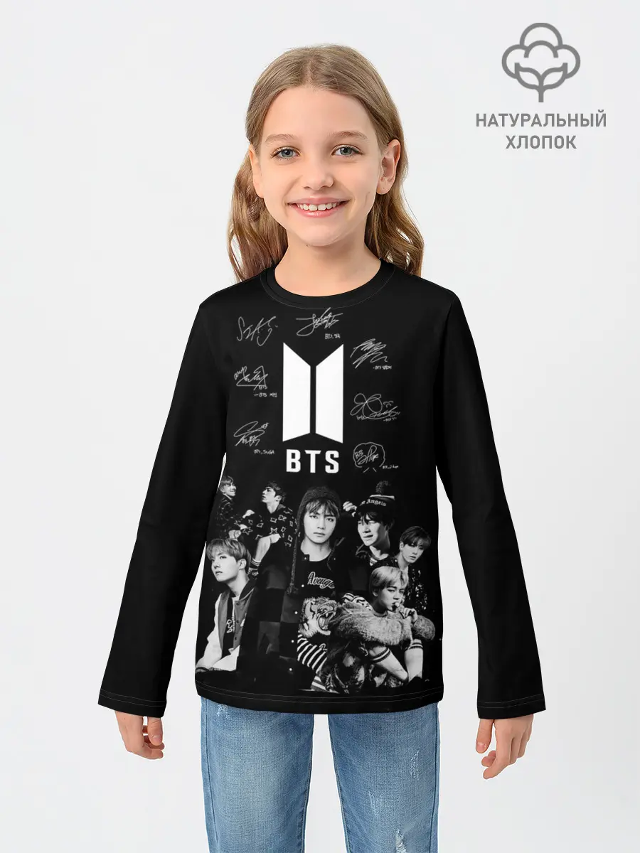 Детский лонгслив / BTS