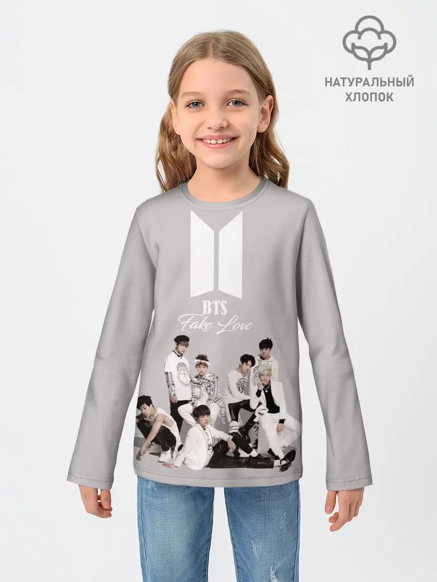 Детский лонгслив / BTS Take love
