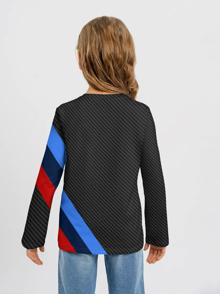 Детский лонгслив / BMW КАРБОН