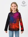 Детский лонгслив / Брызги краски