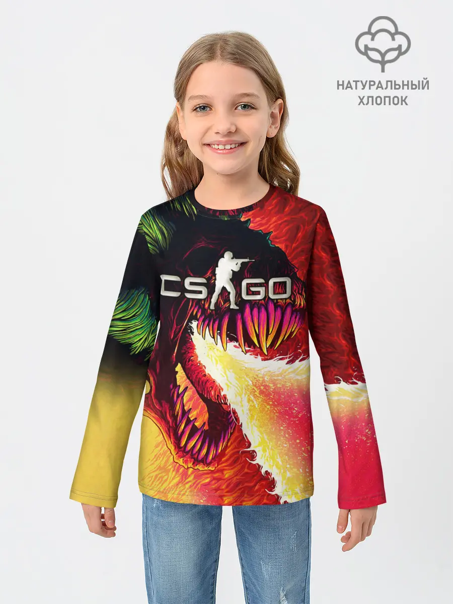 Детский лонгслив / CS:GO