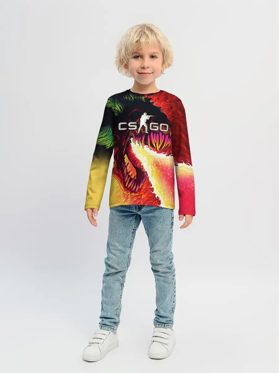 Детский лонгслив / CS:GO