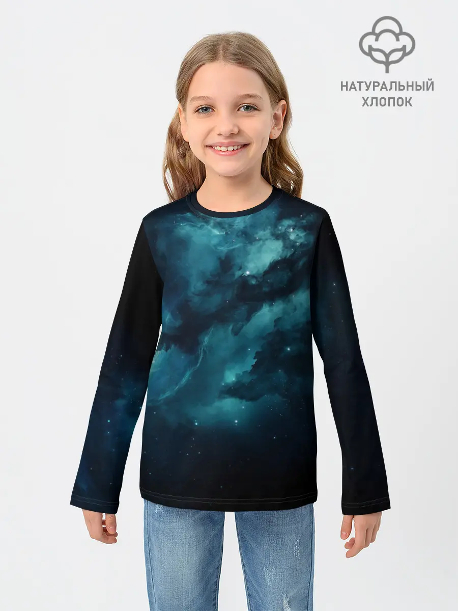 Детский лонгслив / Космос