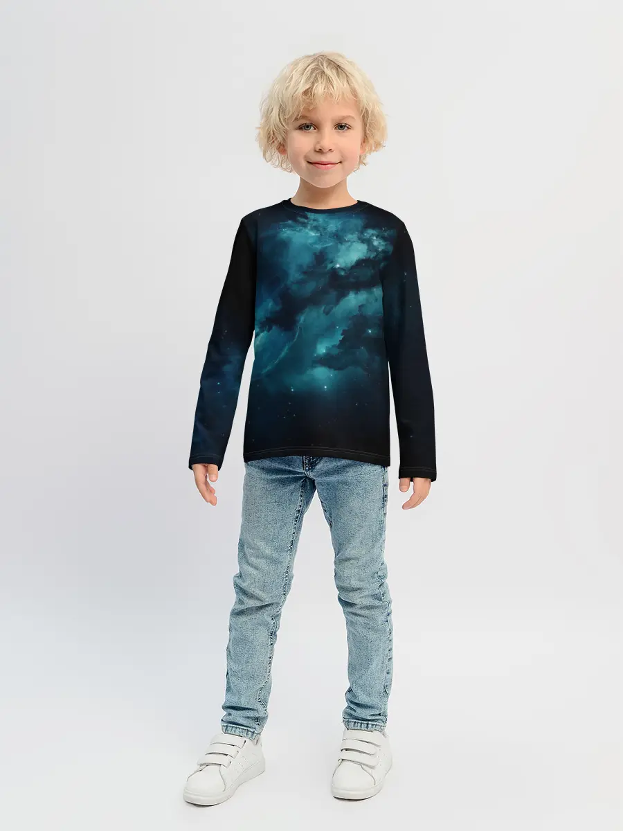 Детский лонгслив / Космос