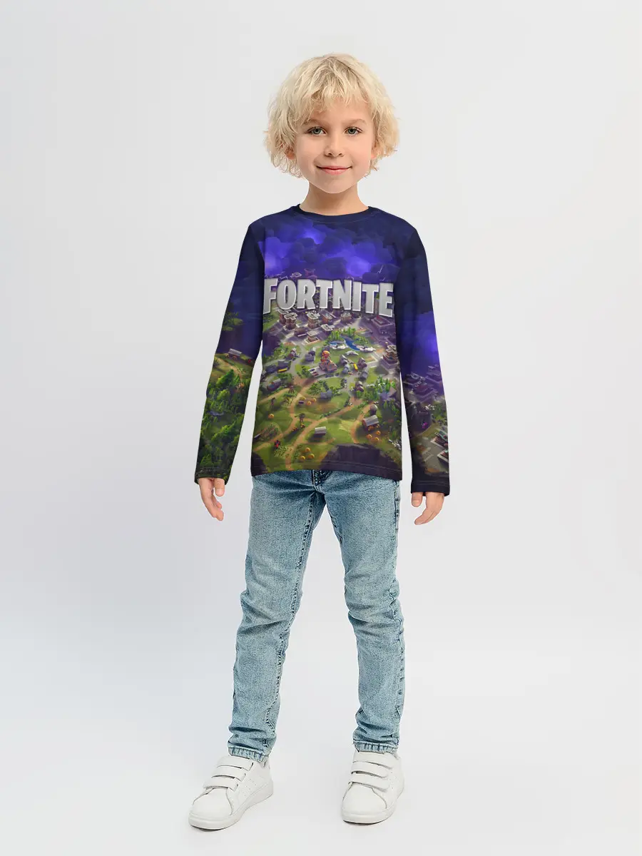 Детский лонгслив / Fortnite