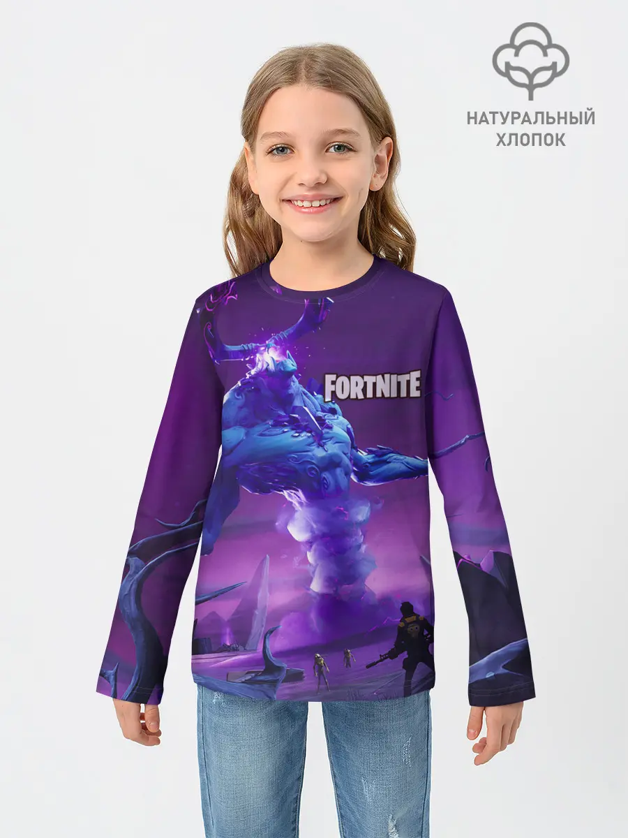 Детский лонгслив / Fortnite