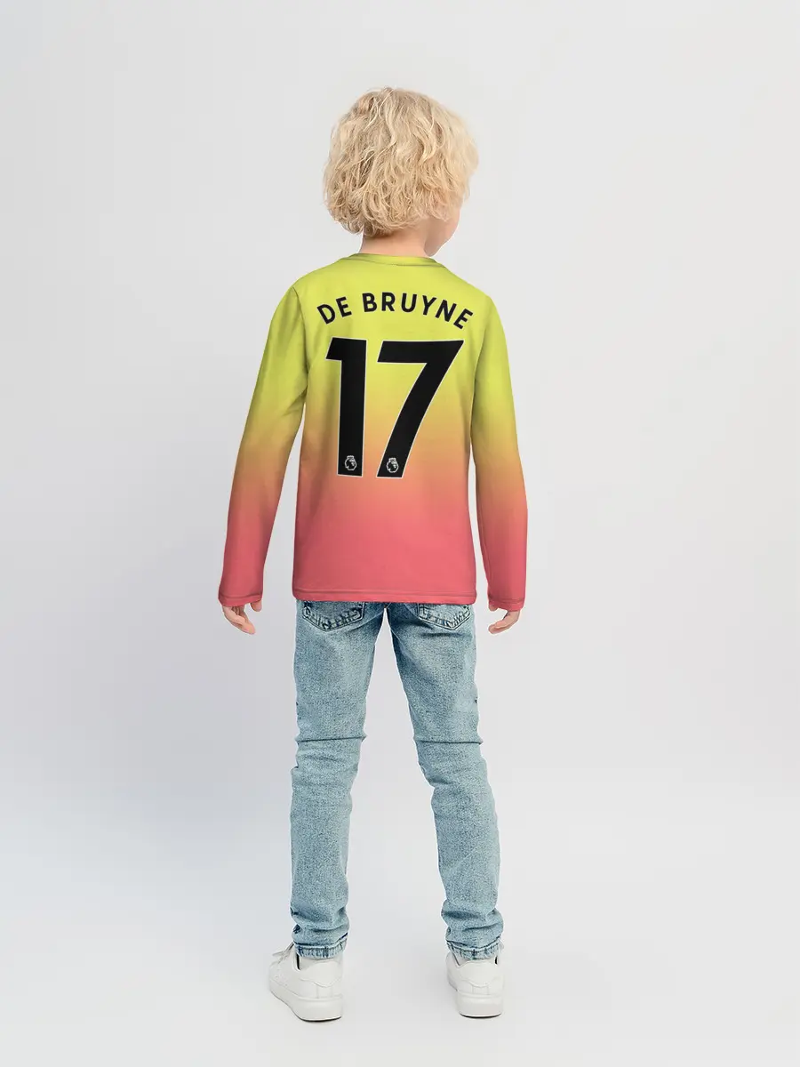 Детский лонгслив / De Bruyne third 19-20