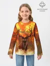 Детский лонгслив / Горящая Сибирь