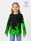 Детский лонгслив / ЗЕЛЁНЫЙ ОГОНЬ | GREEN FIRE