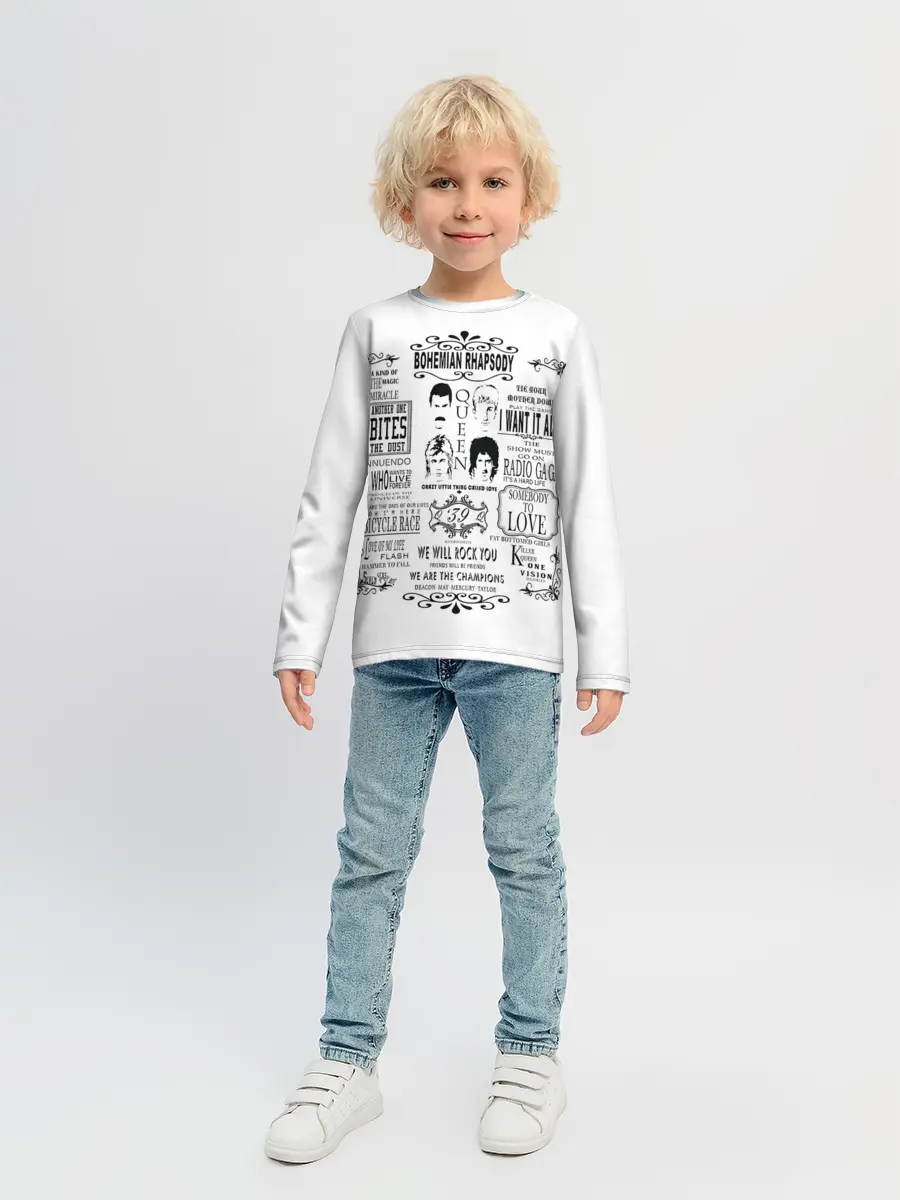 Детский лонгслив / Queen