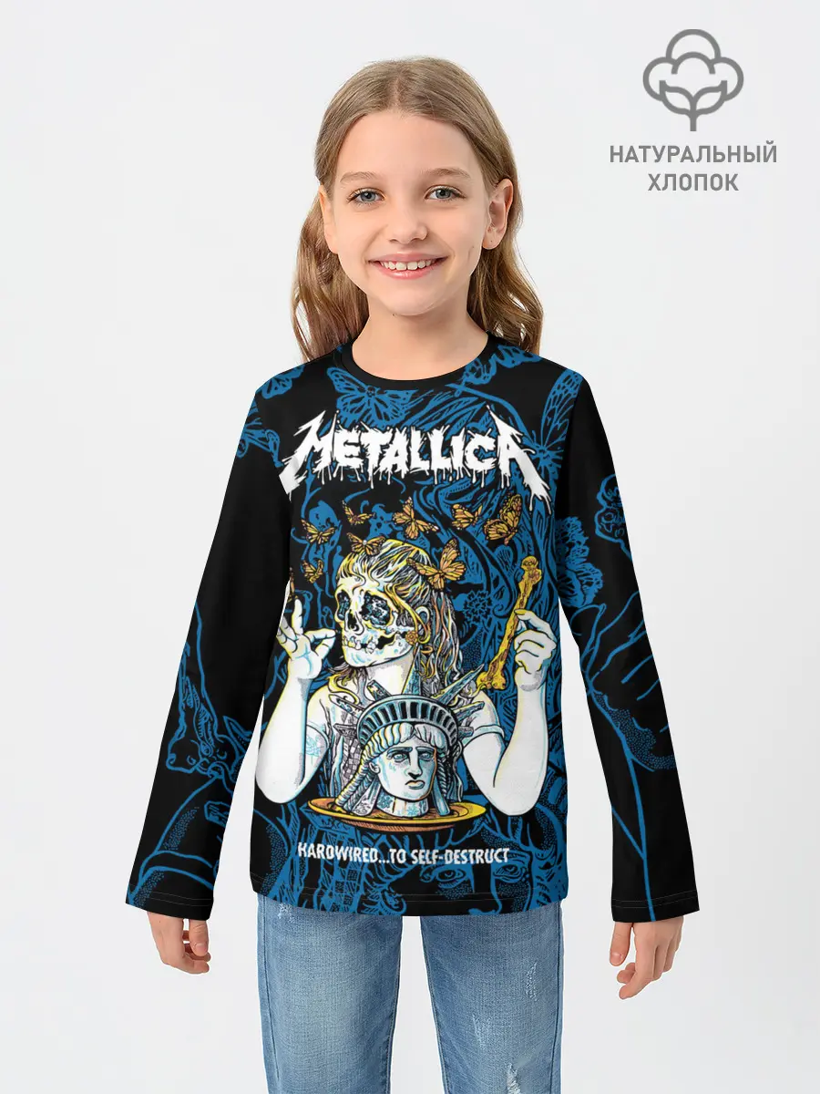 Детский лонгслив / Metallica