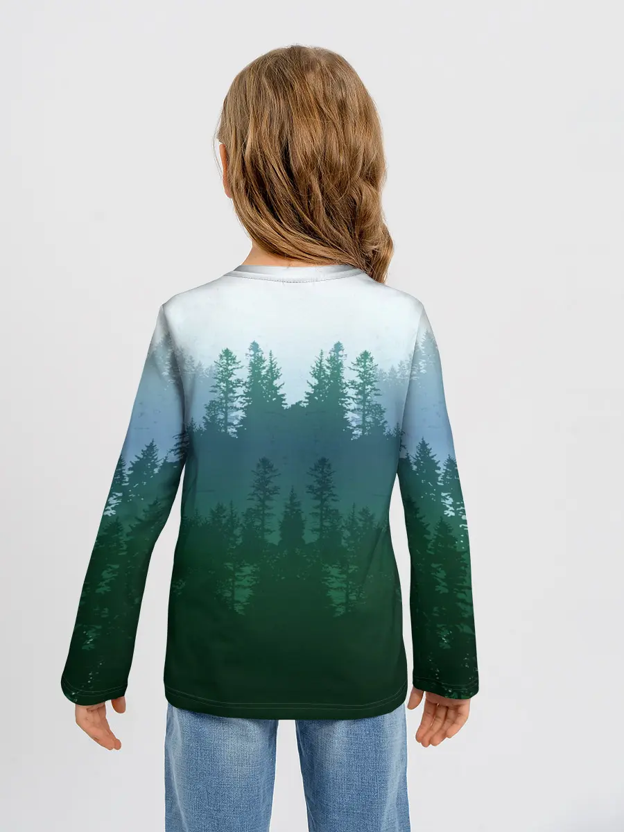 Детский лонгслив / Сибирь