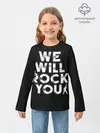 Детский лонгслив / We Will Rock You