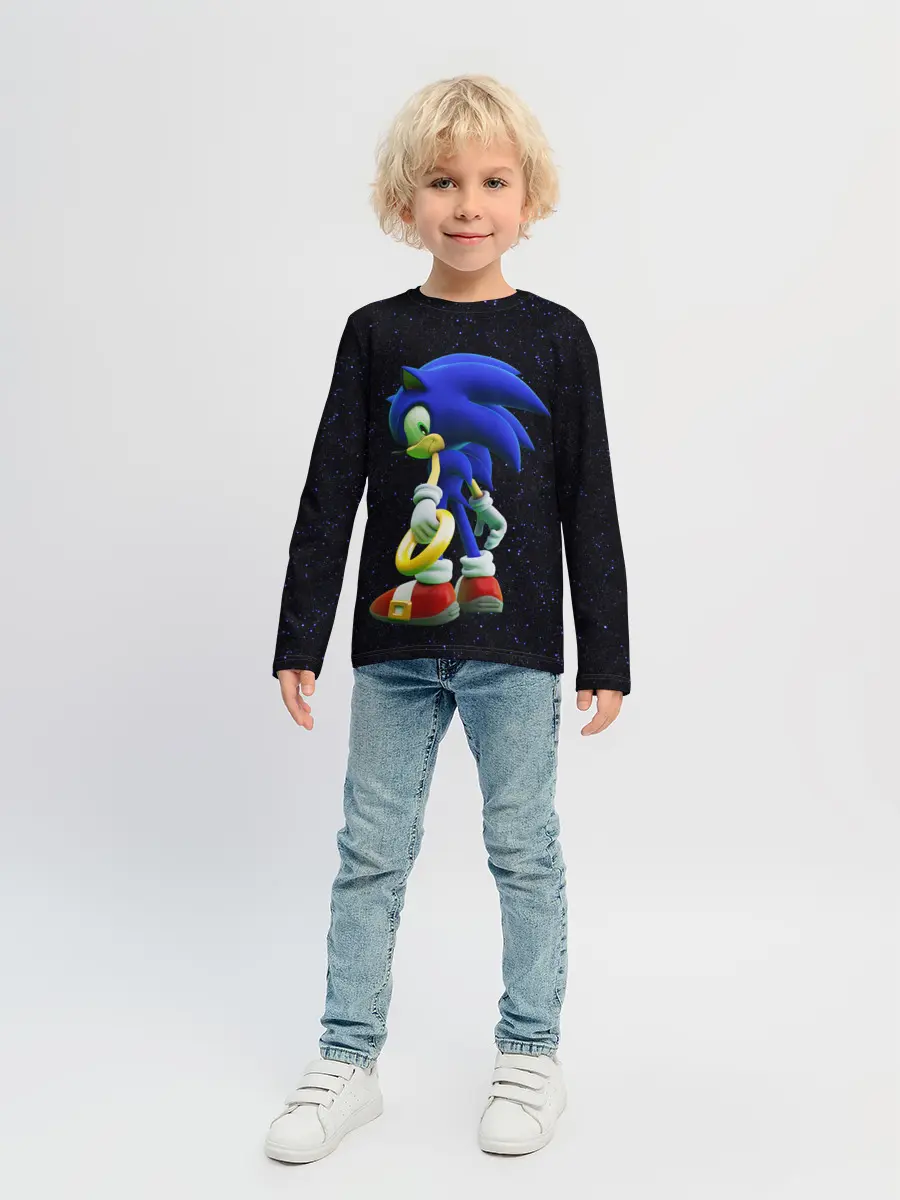 Детский лонгслив / Sonic