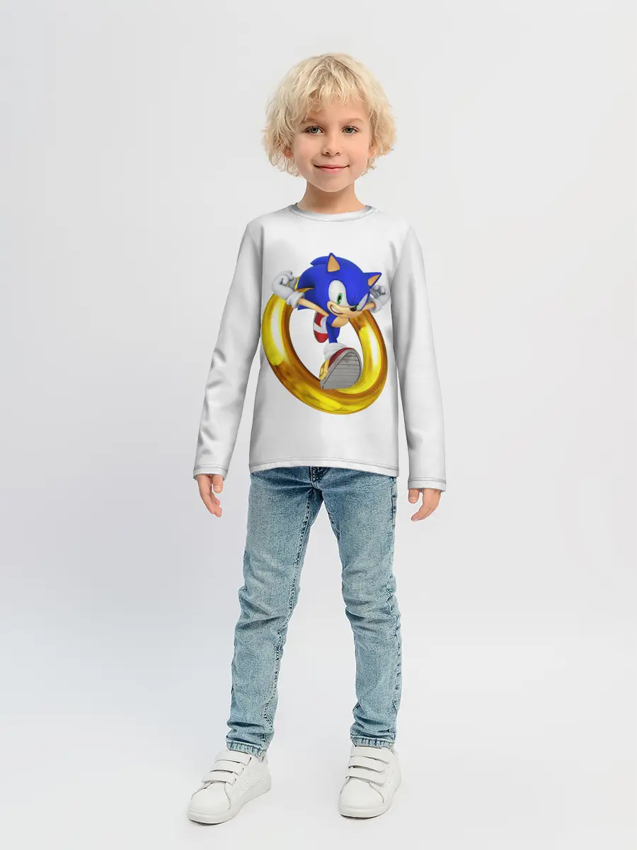 Детский лонгслив / Sonic