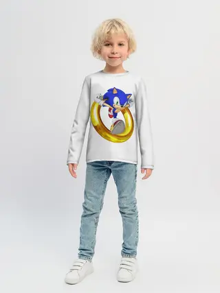 Детский лонгслив / Sonic