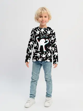 Детский лонгслив / ЪУЪ СЪУКА ГЛИТЧ