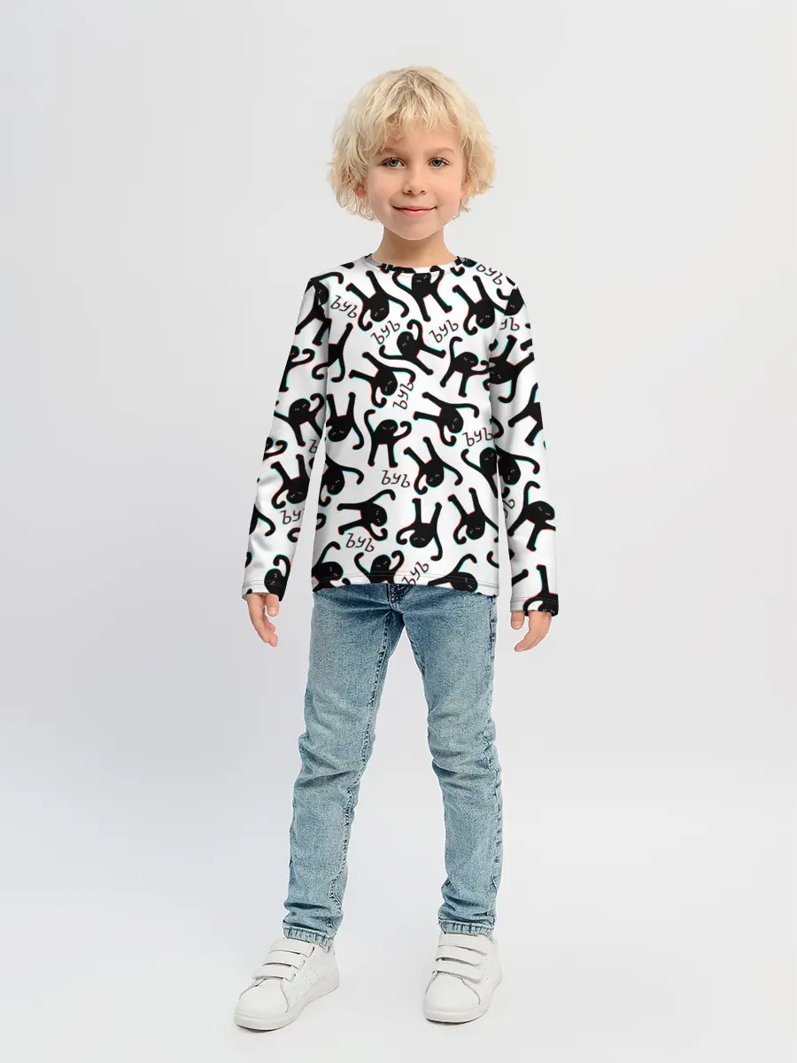 Детский лонгслив / ЪУЪ СЪУКА ГЛИТЧ