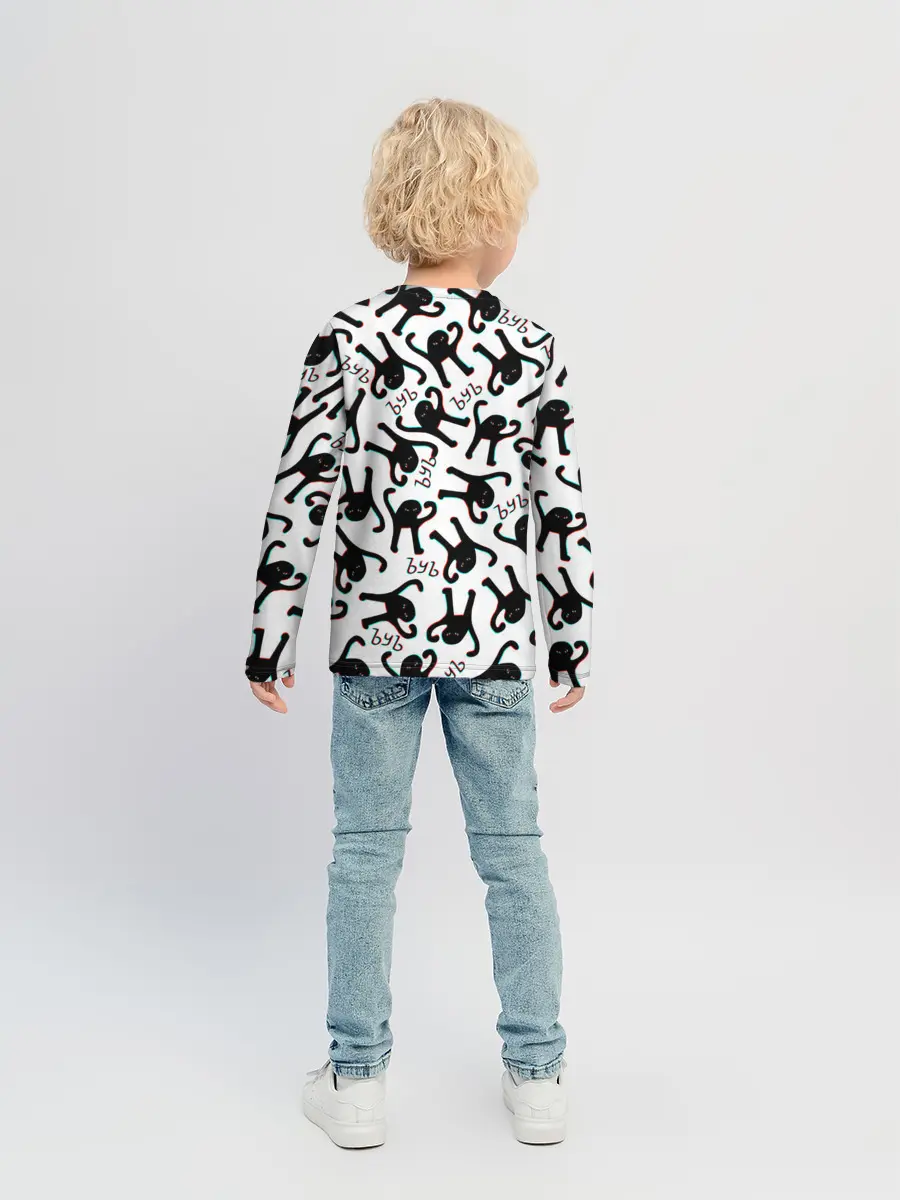 Детский лонгслив / ЪУЪ СЪУКА ГЛИТЧ