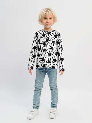 Детский лонгслив / ЪУЪ СЪУКА ГЛИТЧ