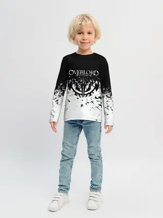 Детский лонгслив / горизонт спрей оверлорд