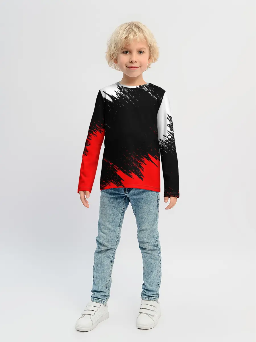 Детский лонгслив / БРЫЗГИ КРАСОК