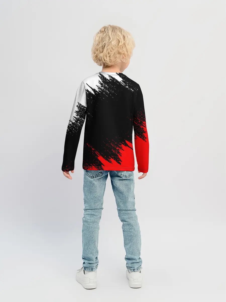 Детский лонгслив / БРЫЗГИ КРАСОК