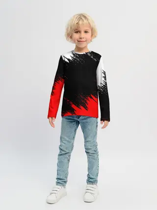 Детский лонгслив / БРЫЗГИ КРАСОК
