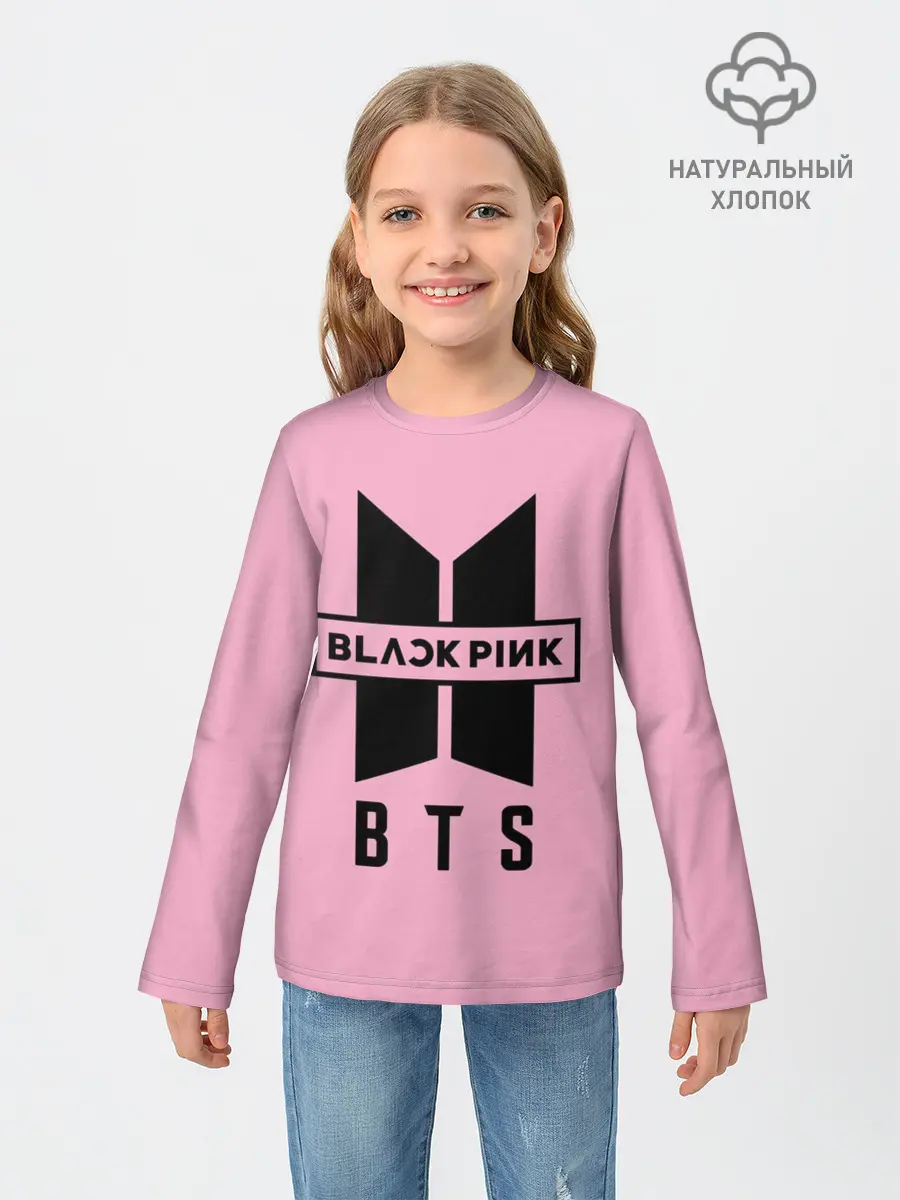 Детский лонгслив / BTS and BLACKPINK