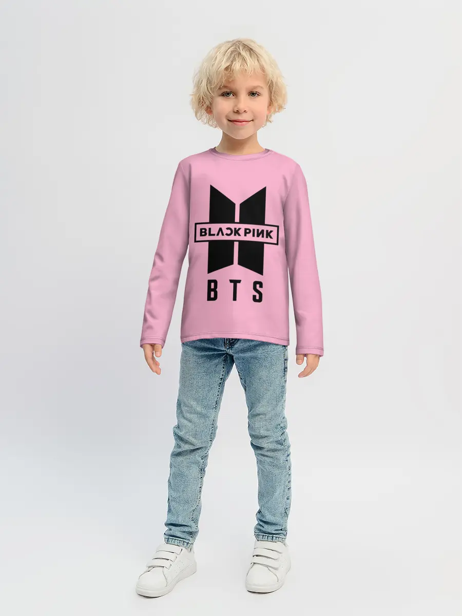 Детский лонгслив / BTS and BLACKPINK