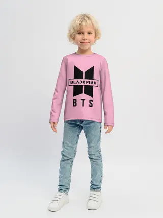 Детский лонгслив / BTS and BLACKPINK