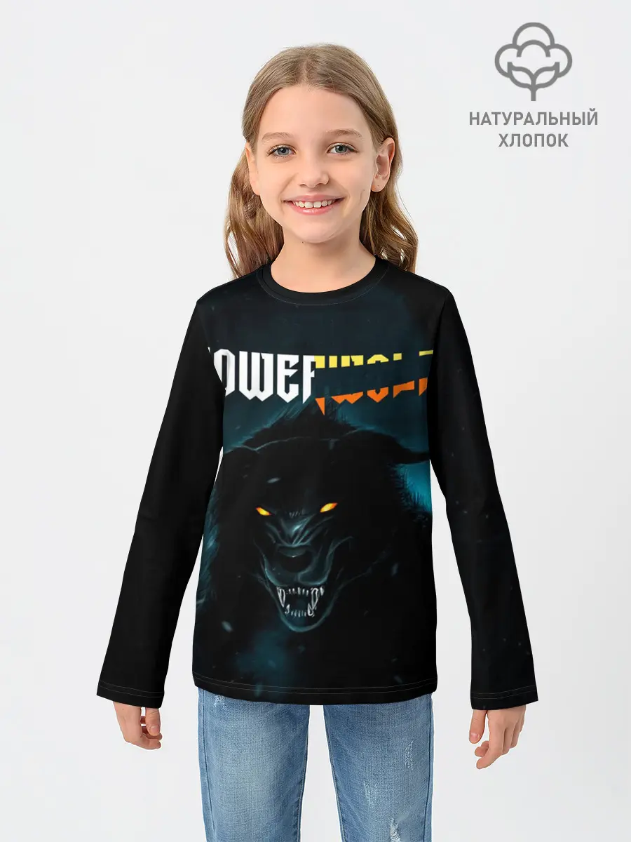 Детский лонгслив / Powerwolf