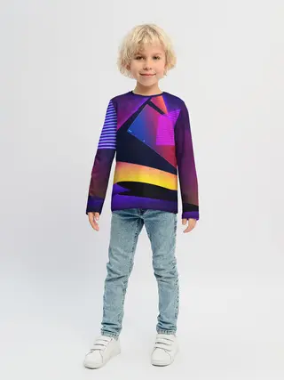 Детский лонгслив / СТИЛЬ ГЕОМЕТРИЯ