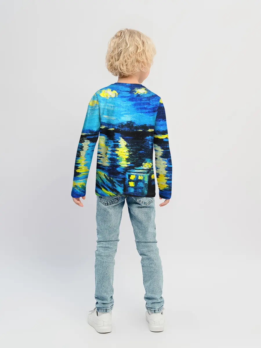 Детский лонгслив / ВАНГОГ НОЧЬ